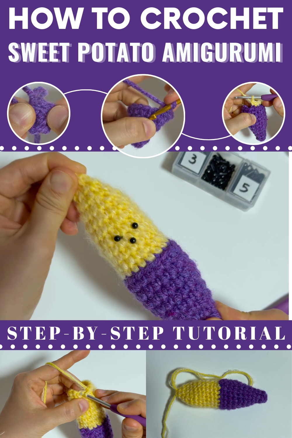 Crochet Sweet Potato Amigurumi