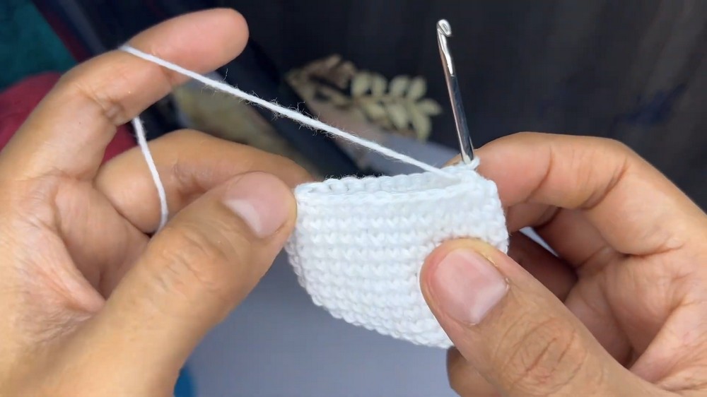 Crochet Kitten Keychain
