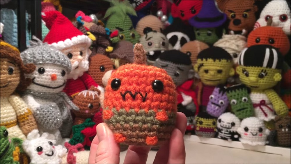 Crochet Pumpkin Man