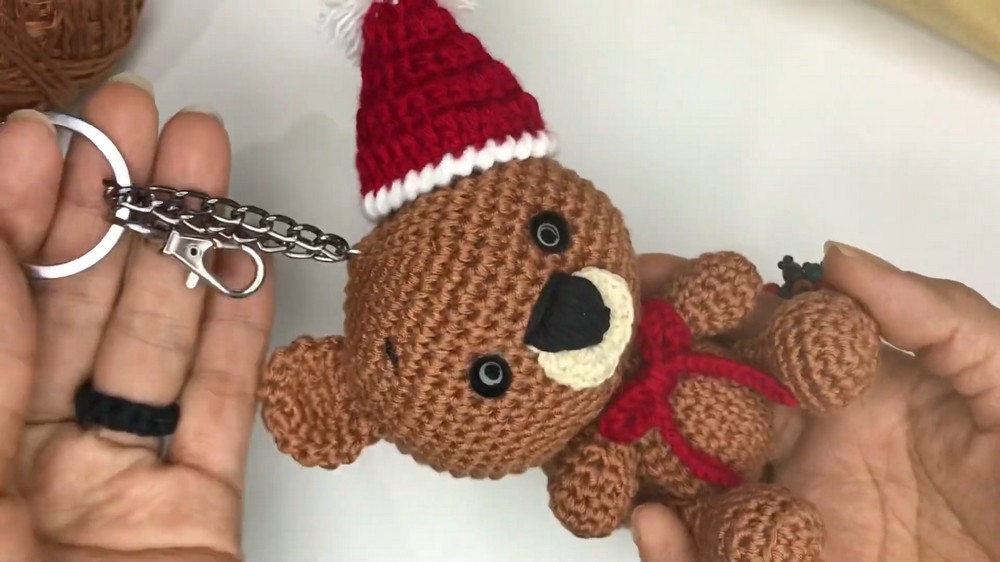 Crochet Christmas Bear
