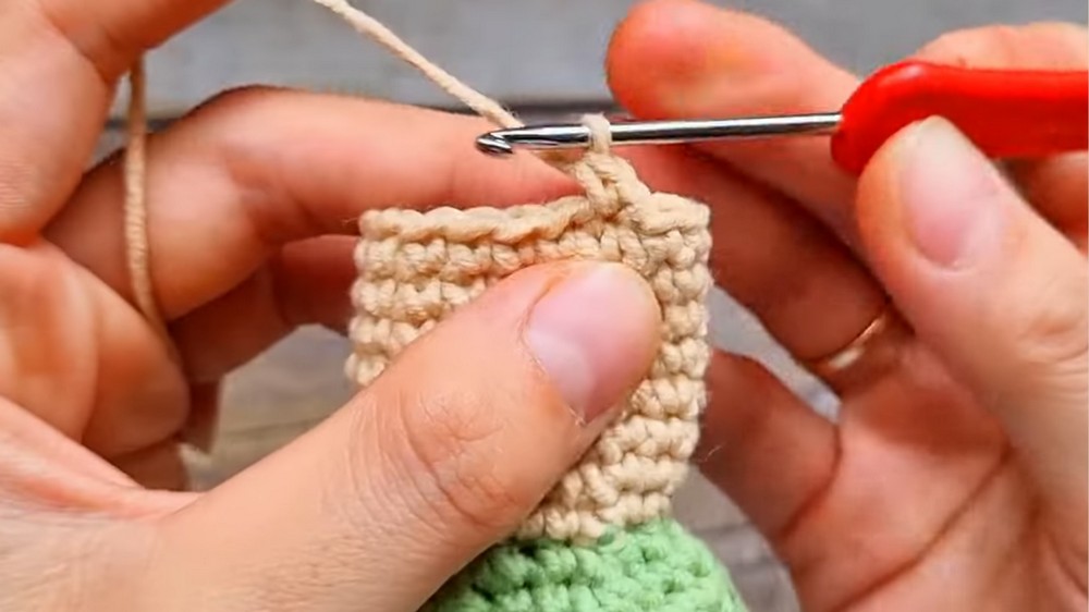 Crochet Turtle Keychain
