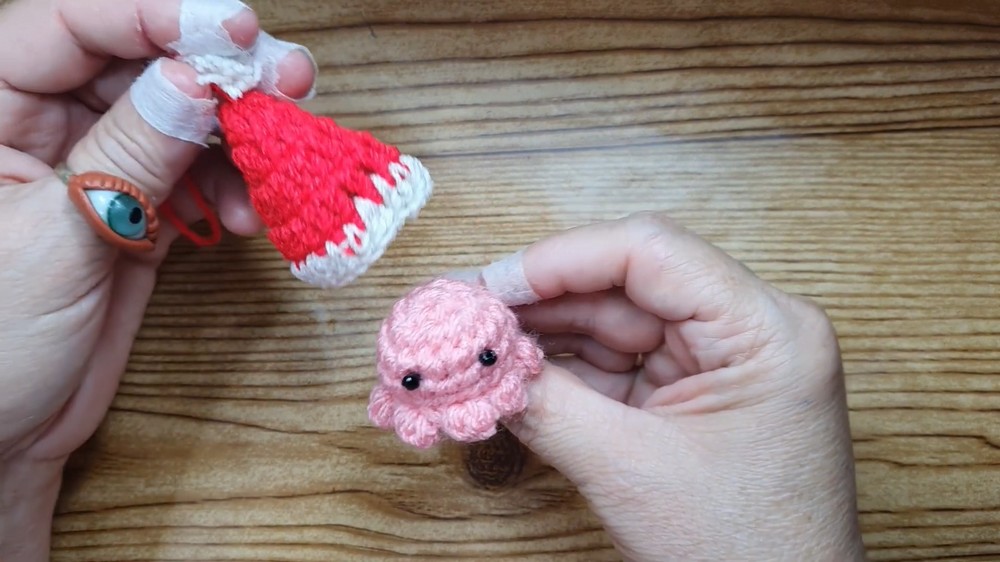 Crochet Octopus Christmas