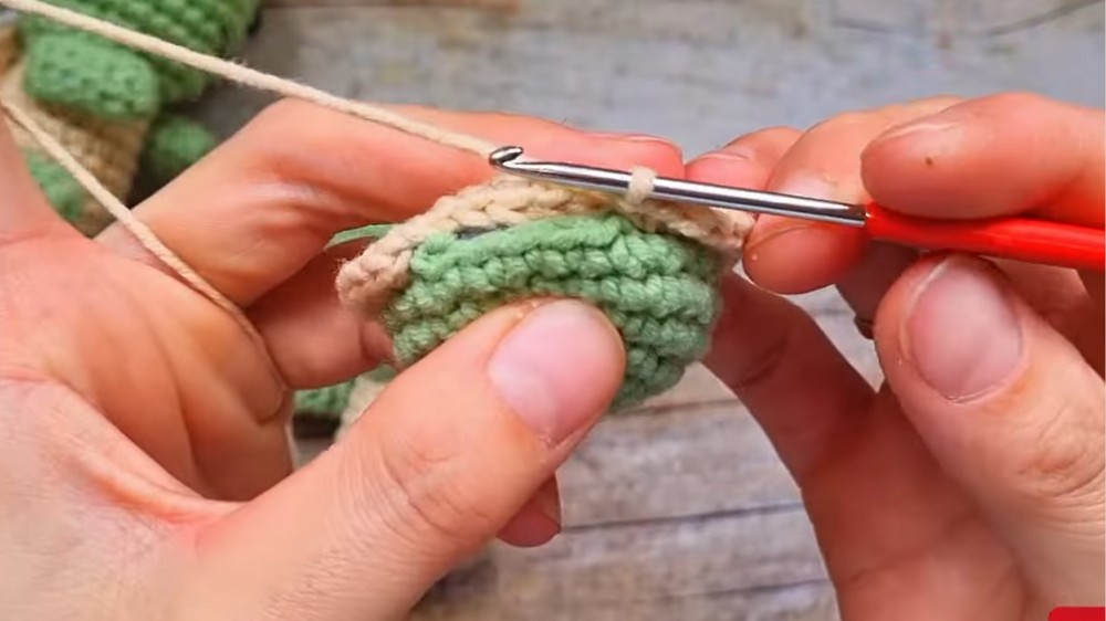 Crochet Turtle Keychain