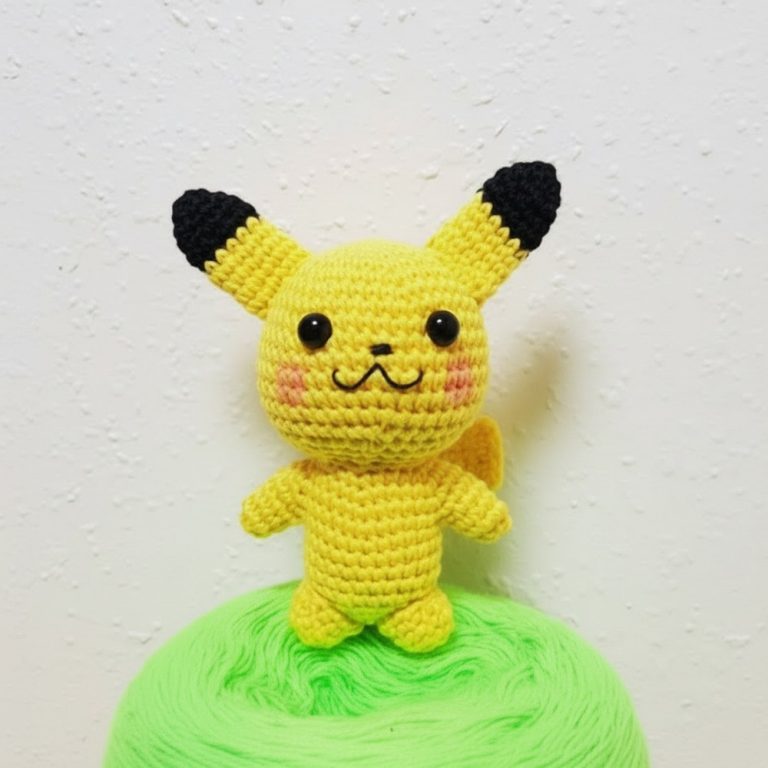 Collectible Free Crochet AMIGURUMI PIKACHU Pattern For True Fans