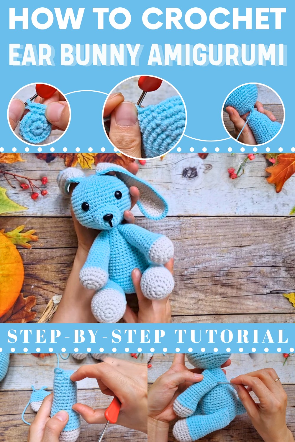 Crochet Ear Bunny