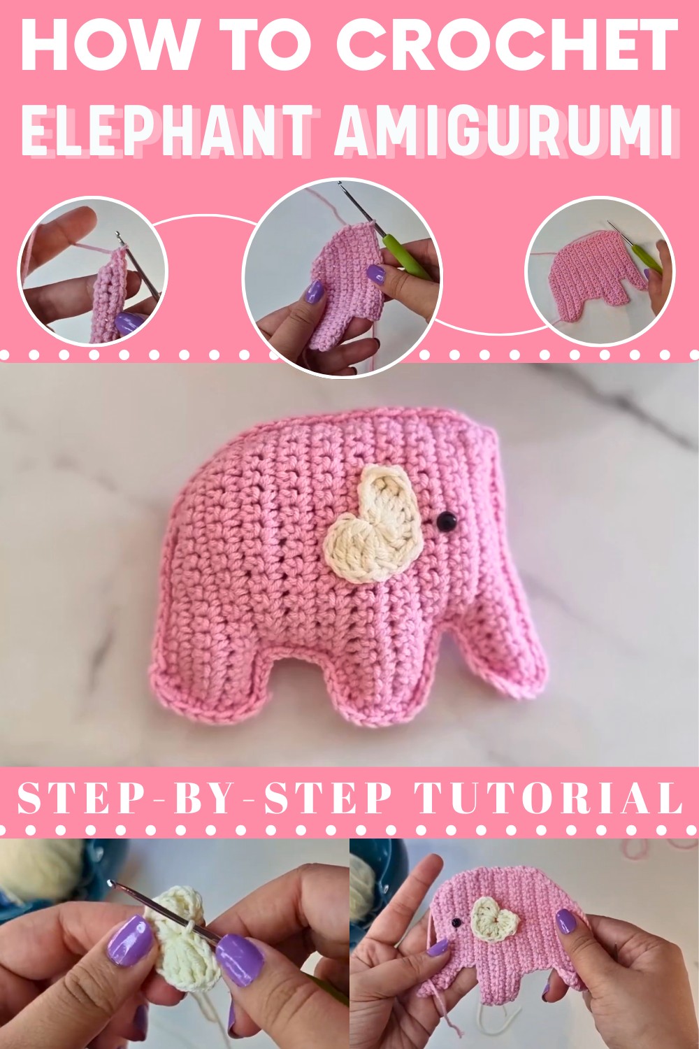 Crochet Elephant Amigurumi