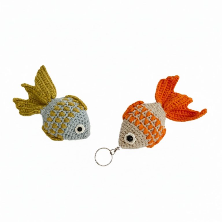 Easy Crochet No-Sew Goldfish Pattern Perfect for Beginners