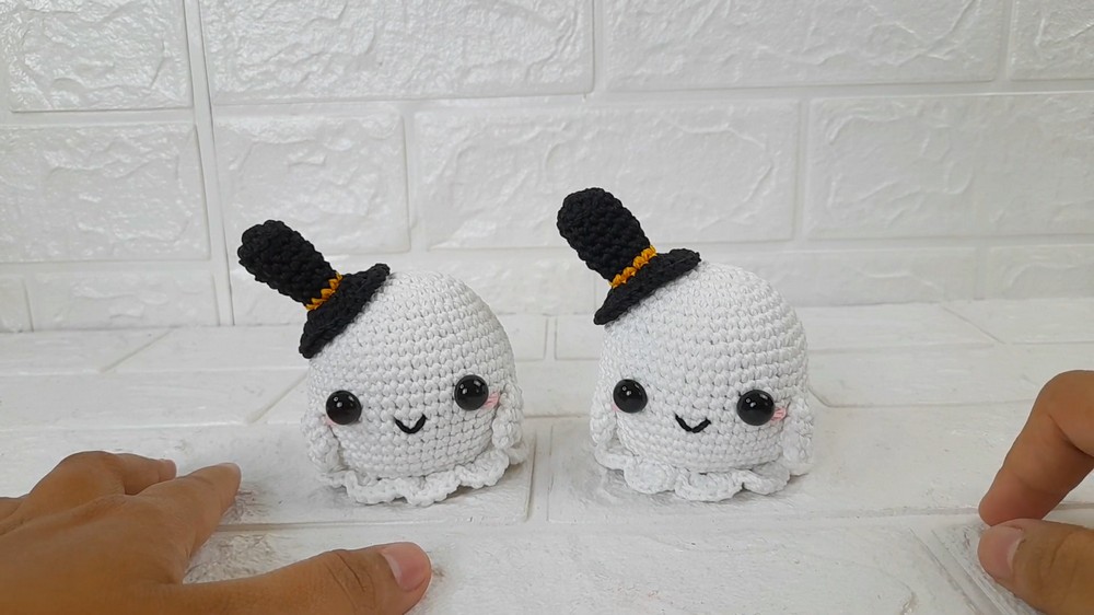Crochet Cute Ghost migurumi