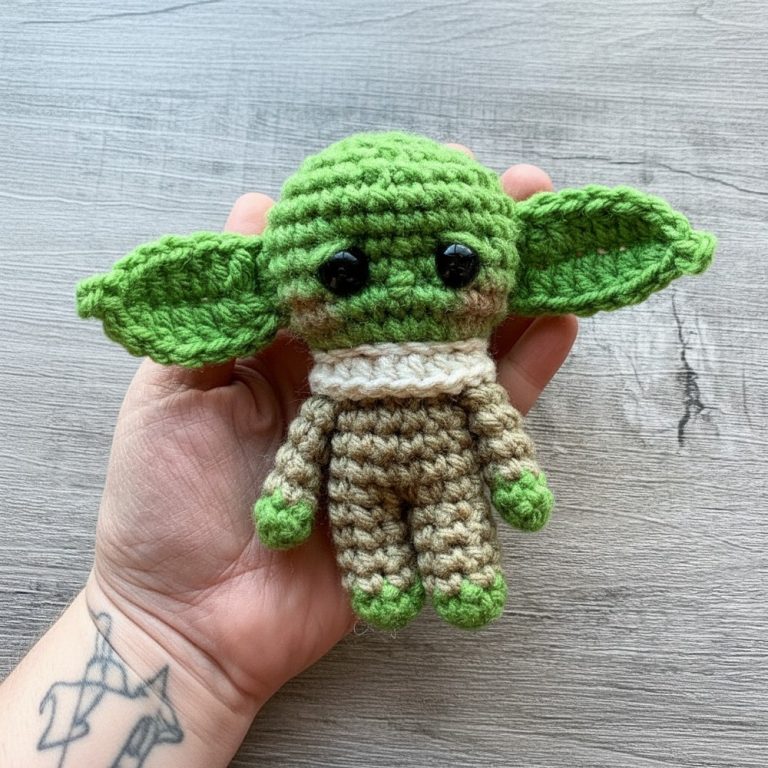 Aesthetic Crochet Baby Yoda Pattern with Cute Vibes