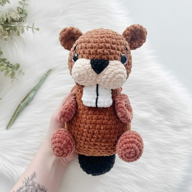 Adorable Crochet 6 Beavers Pattern Perfect for Kids’ Playtime