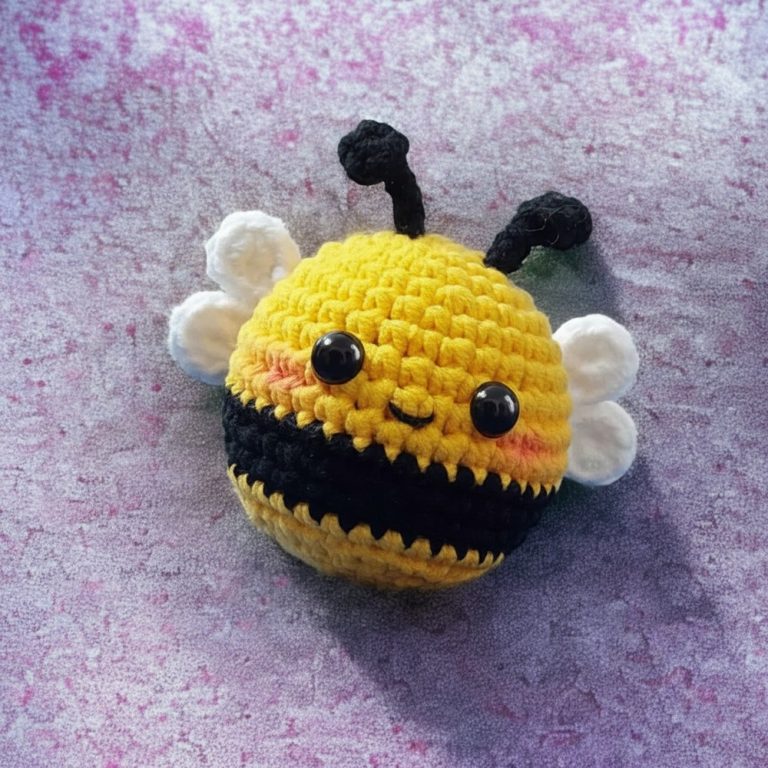 Happy Crochet 6 Bumblebees Pattern Full of Sunny Vibes