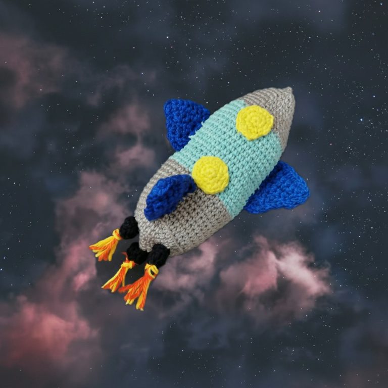 Stunning Crochet Rocket Pattern For Space Fans Of All Ages