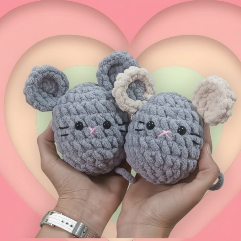 Tiny Crochet 6 Mouses Pattern That Adds Playful Magic