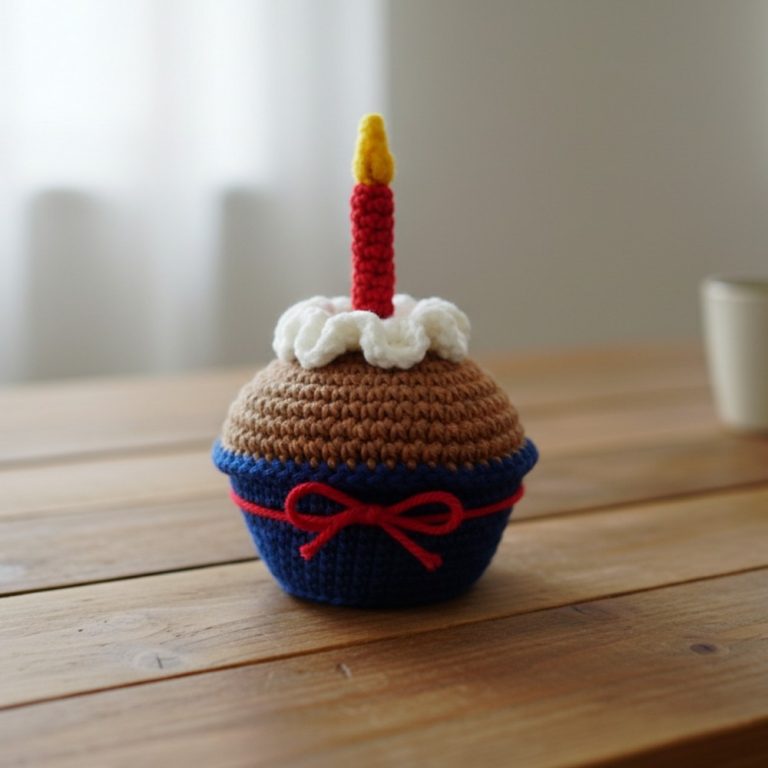 Delightful Crochet Cupcake Pattern Great for Birthday Gifts