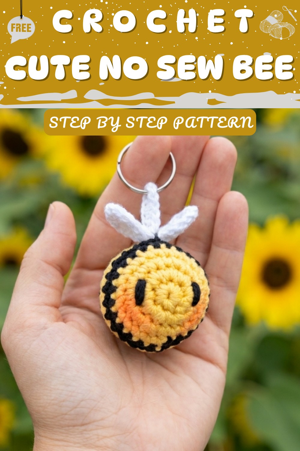 no sew bee for experts How to crochet amigurumi tutorial 9