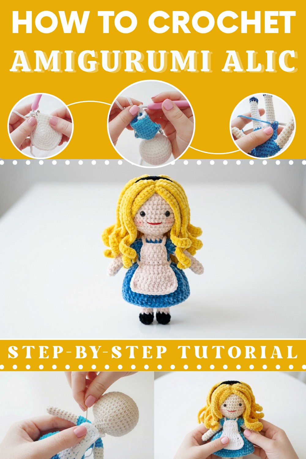 AMIGURUMI ALICE IN WONDERLAND 1