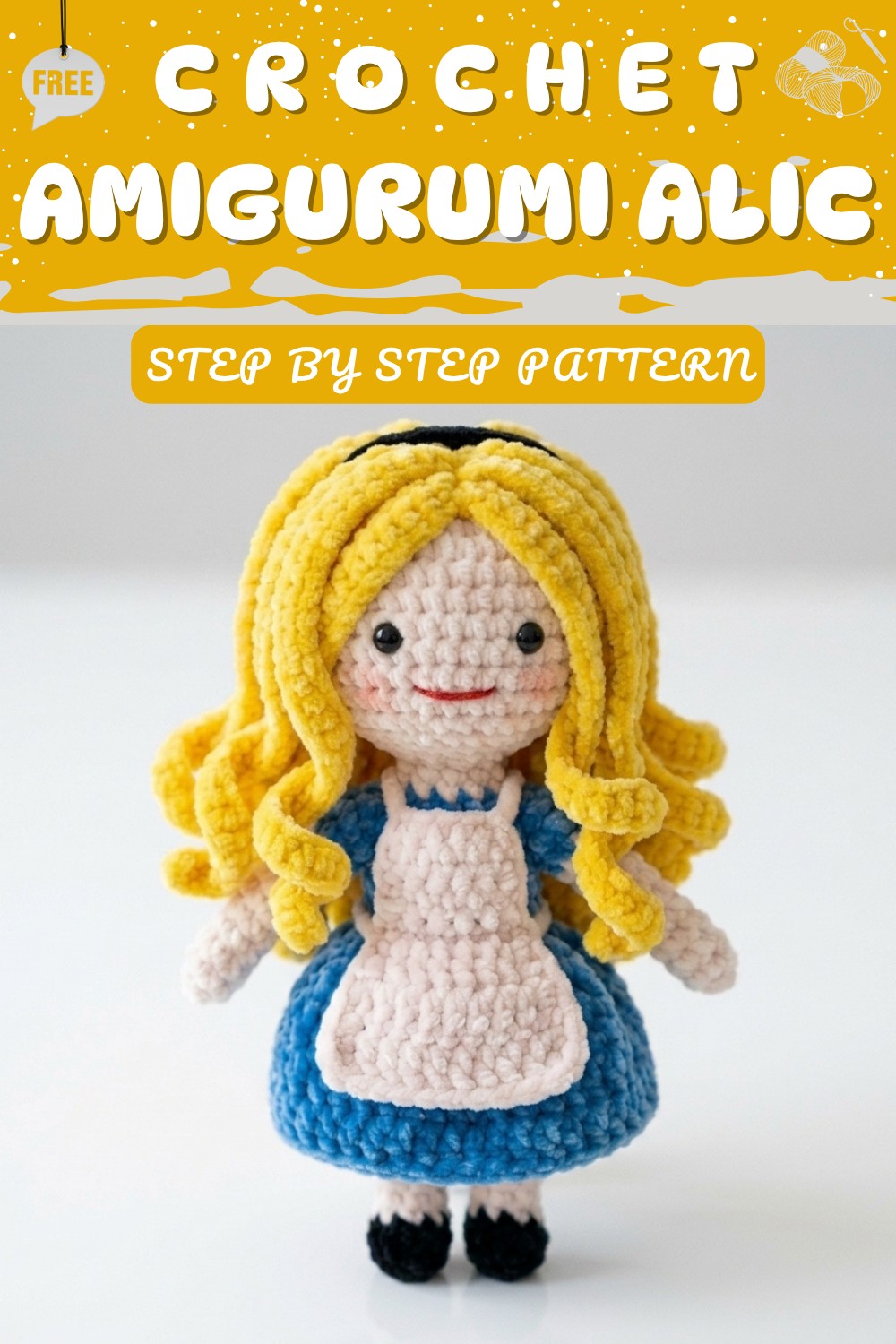 AMIGURUMI ALICE IN WONDERLAND 10