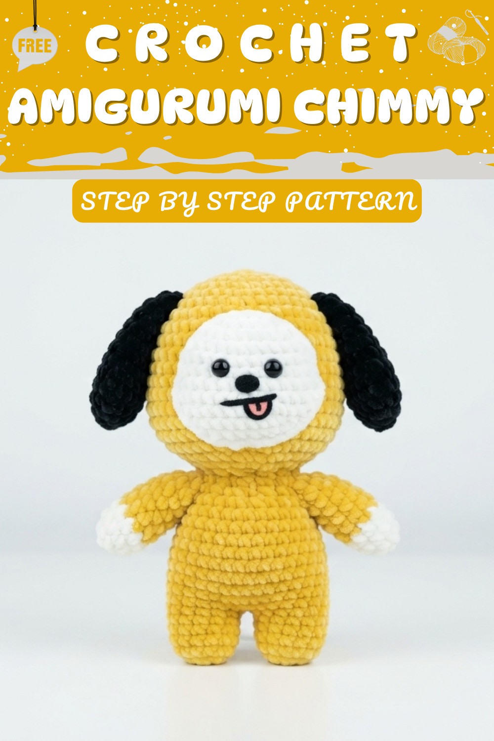 AMIGURUMI CHIMMY BT21 12