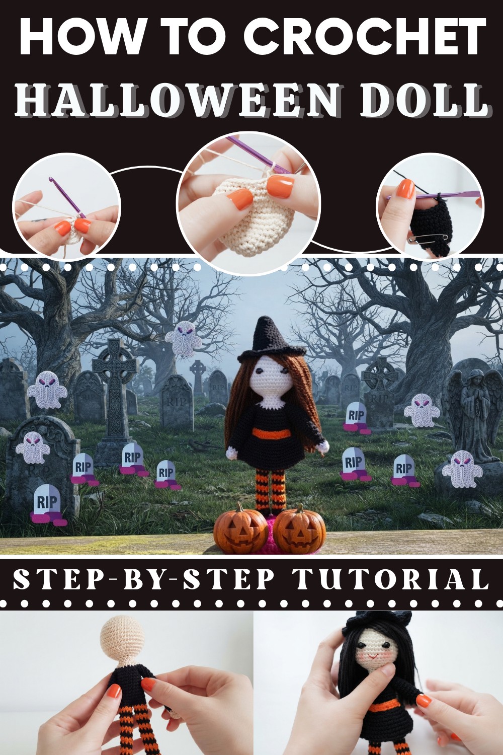 AMIGURUMI HALLOWEEN DOLL 1