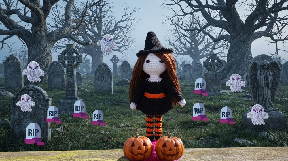 AMIGURUMI HALLOWEEN DOLL 2