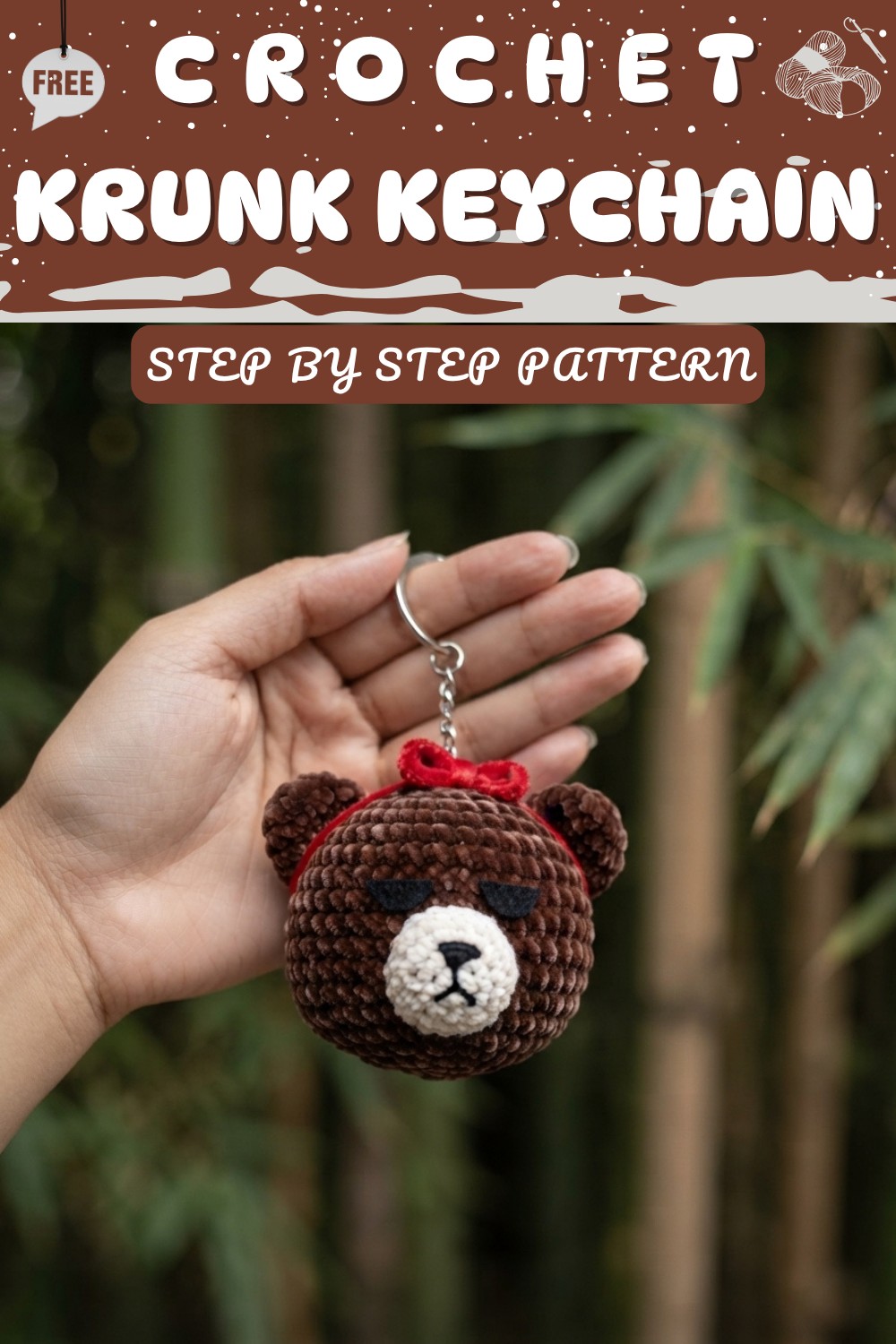 AMIGURUMI KRUNK KEYCHAIN 9