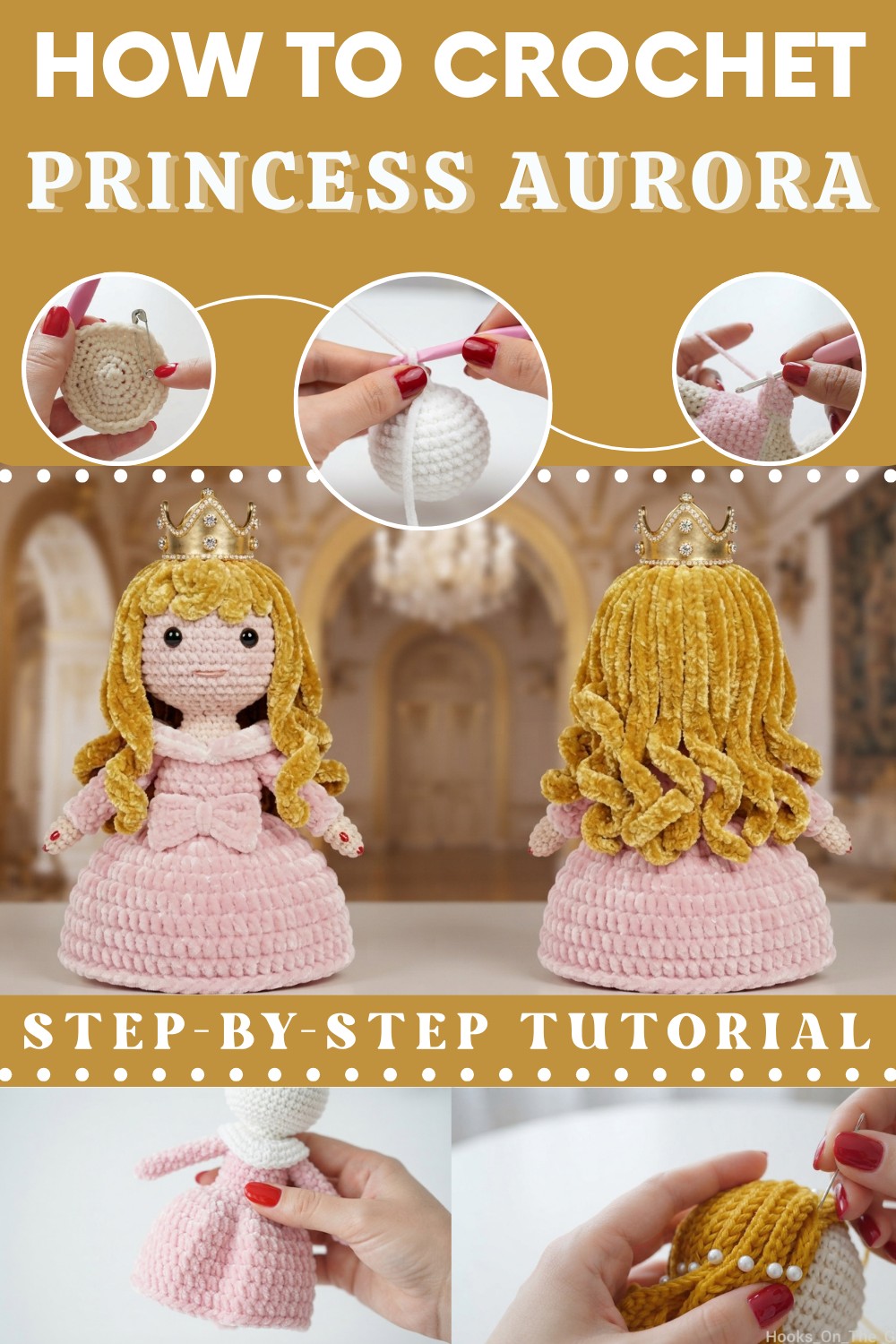 AMIGURUMI PRINCESS AURORA (sleeping beauty) 1
