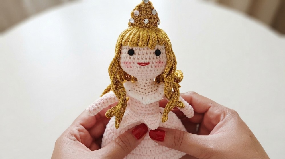 AMIGURUMI PRINCESS AURORA (sleeping beauty) 10
