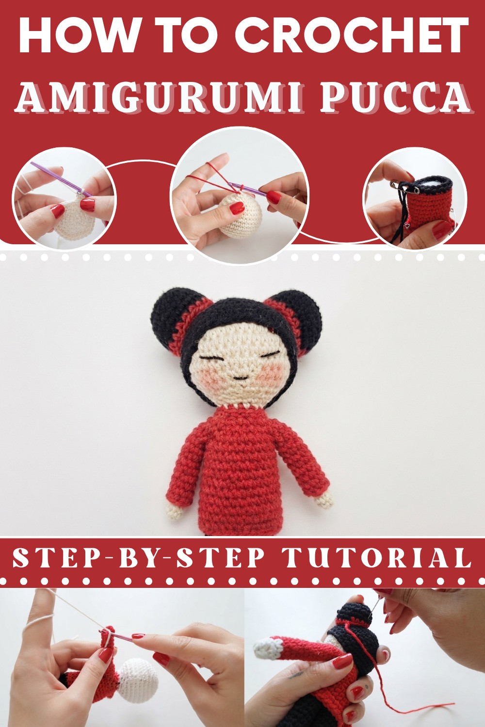 AMIGURUMI PUCCA (ADULT VERSION😉) 1