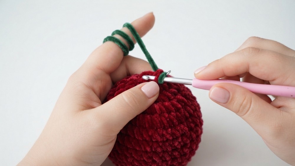 AMIGURUMI STRAWBERRY 6