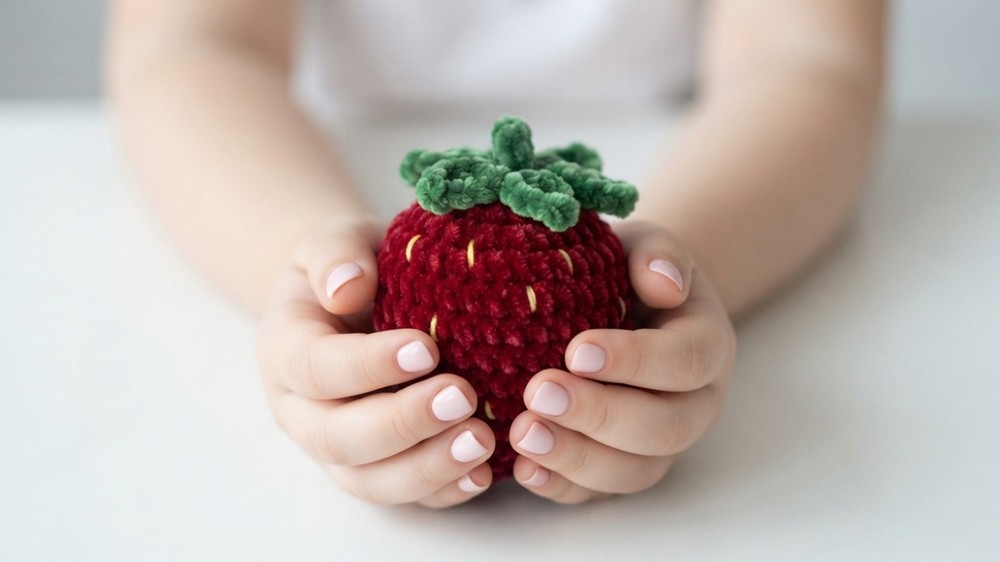 AMIGURUMI STRAWBERRY 7