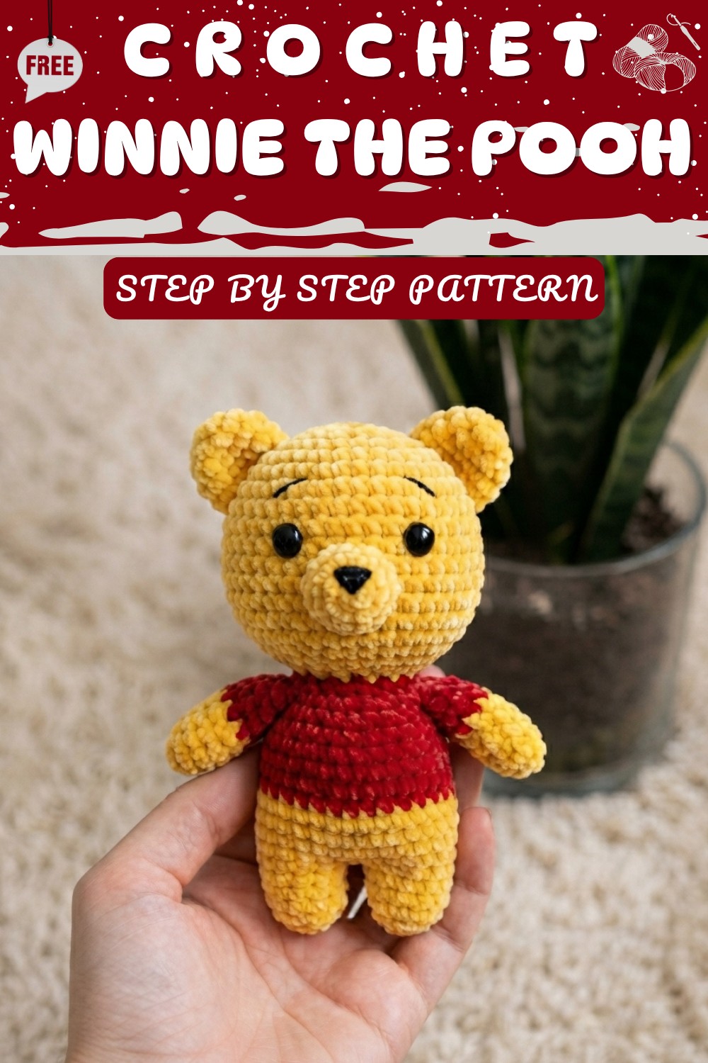 AMIGURUMI WINNIE THE POOH 9