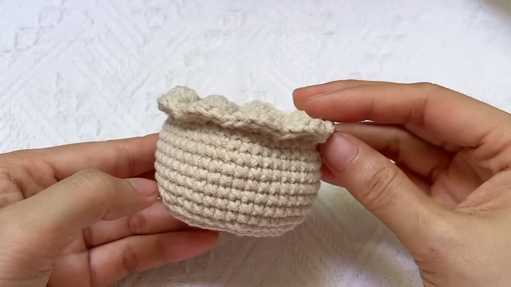 Beautiful Crochet Rose Pot with Easy Pattern (4)