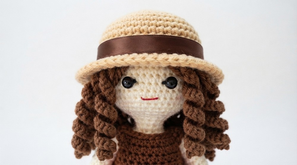 CROCHET SUMMER HAT FOR DOLLS 2