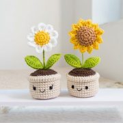 Crochet 4-in-1 Flower Pots Pattern (7)