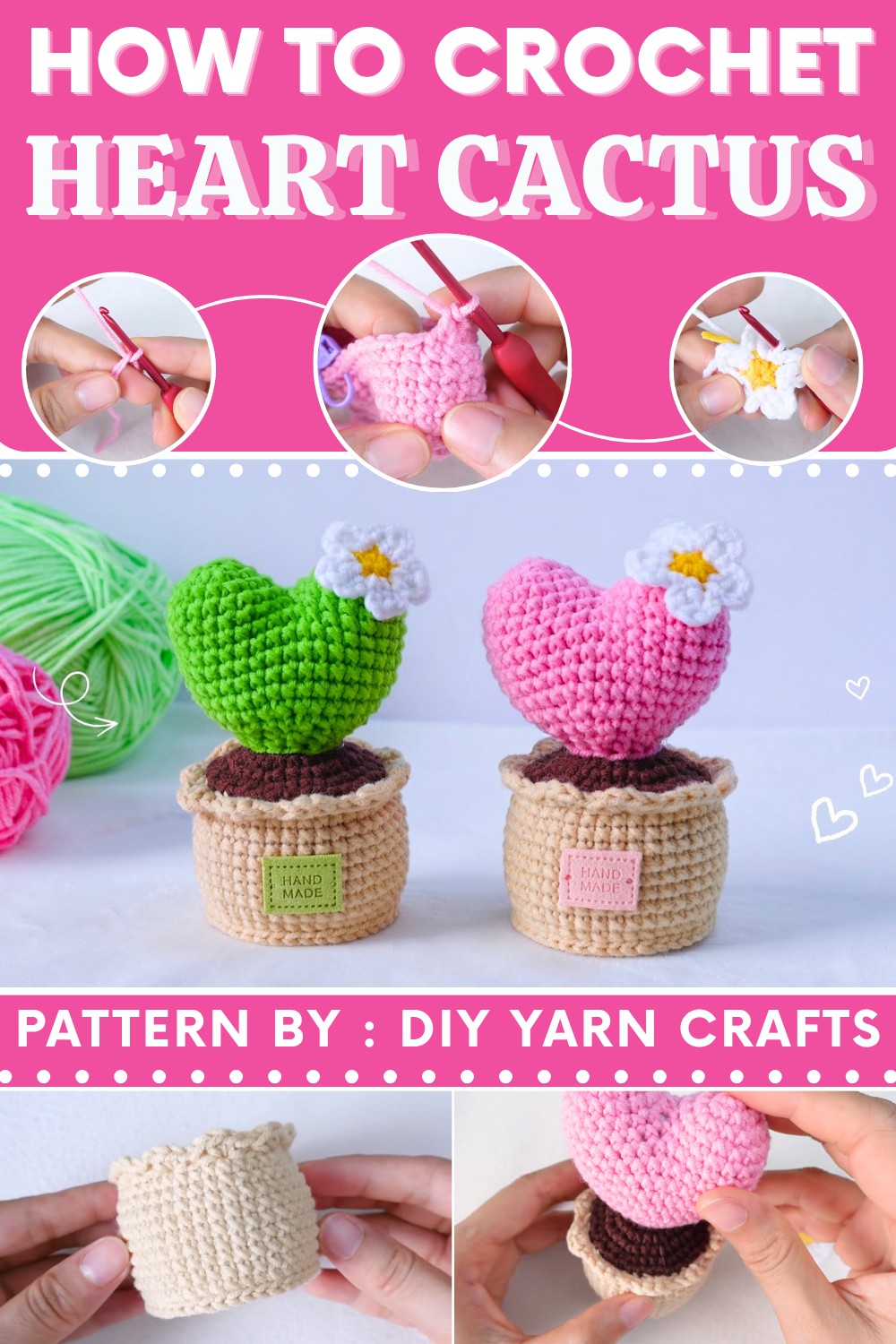 Crochet Cute Heart Cactus Tutorial (9)