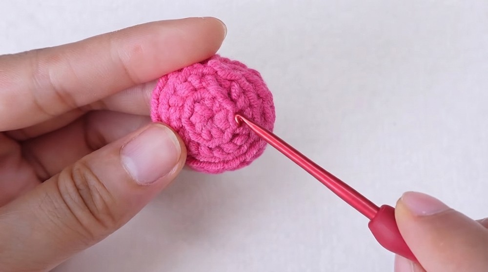 Crochet Flower Keychain (2)
