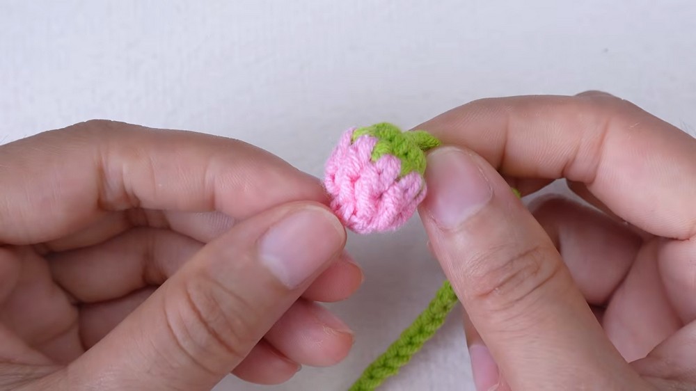 Crochet Flower Keychain (6)