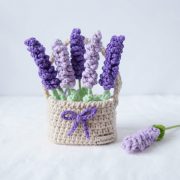 Crochet Lavender Bouquet in a Basket Tutorial