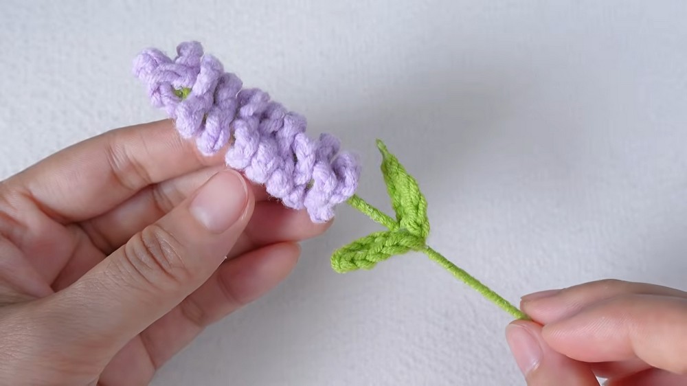 Crochet Lavender Bouquet in a Basket Tutorial