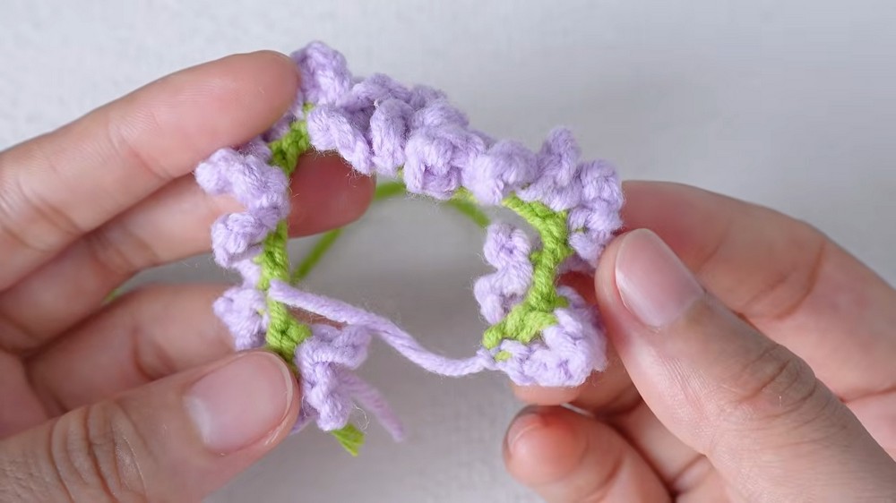 Crochet Lavender Bouquet in a Basket Tutorial