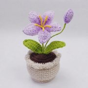 Crochet Mini Flower Pot Tutorial (1)