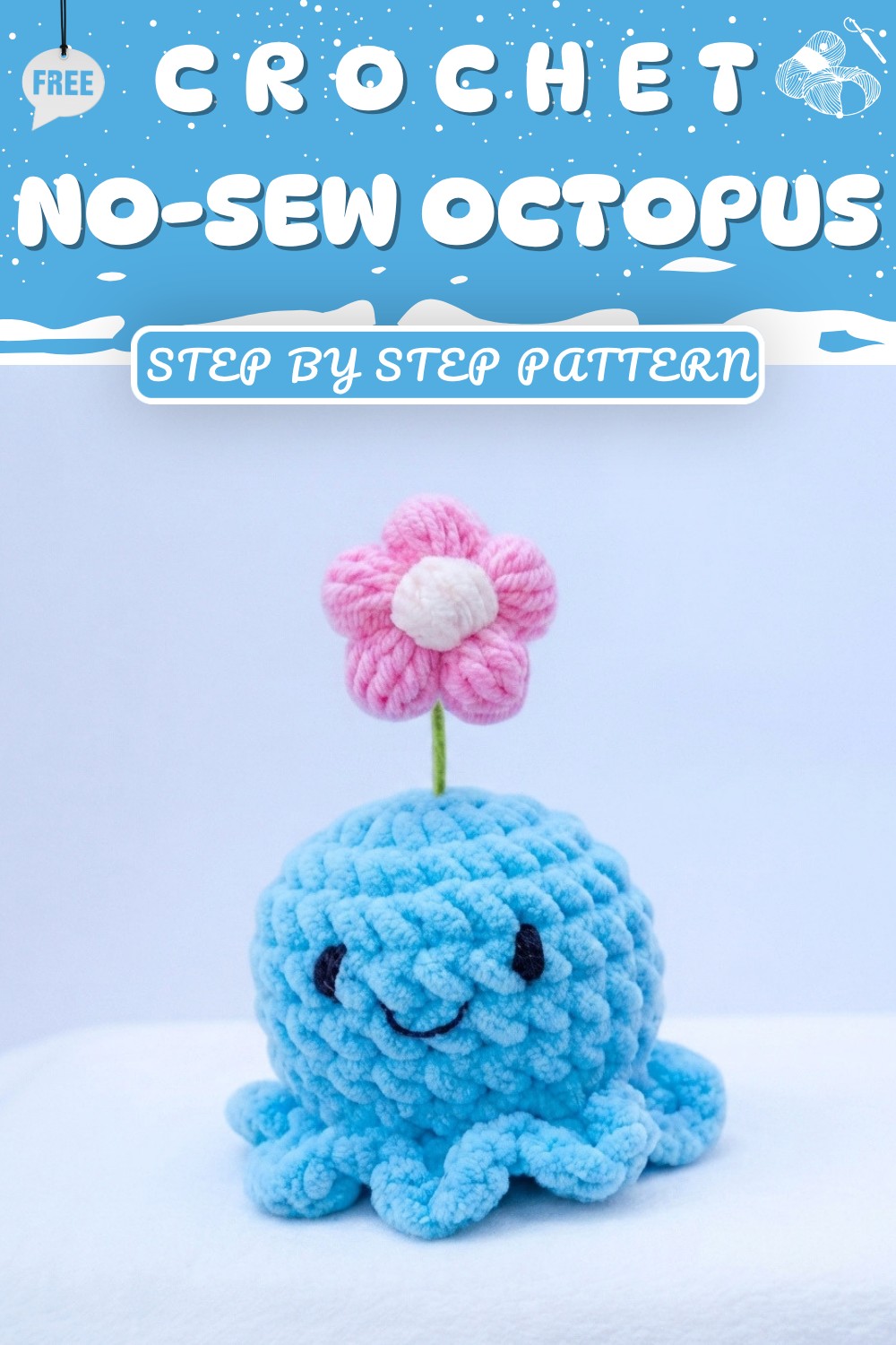 Crochet NO-SEW Octopus Tutorial