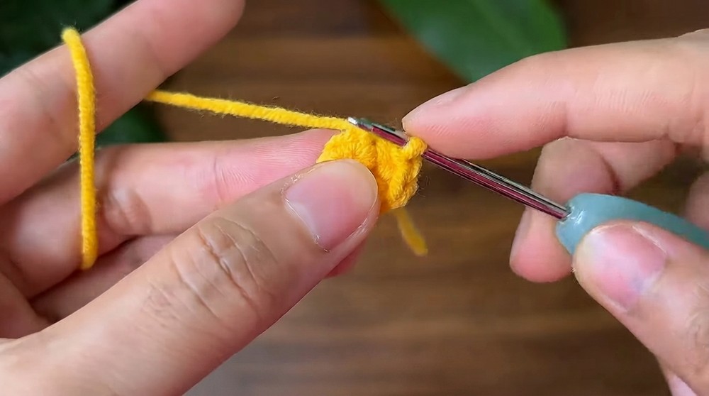 Crochet Pikachu Keychain Tutorial (5)