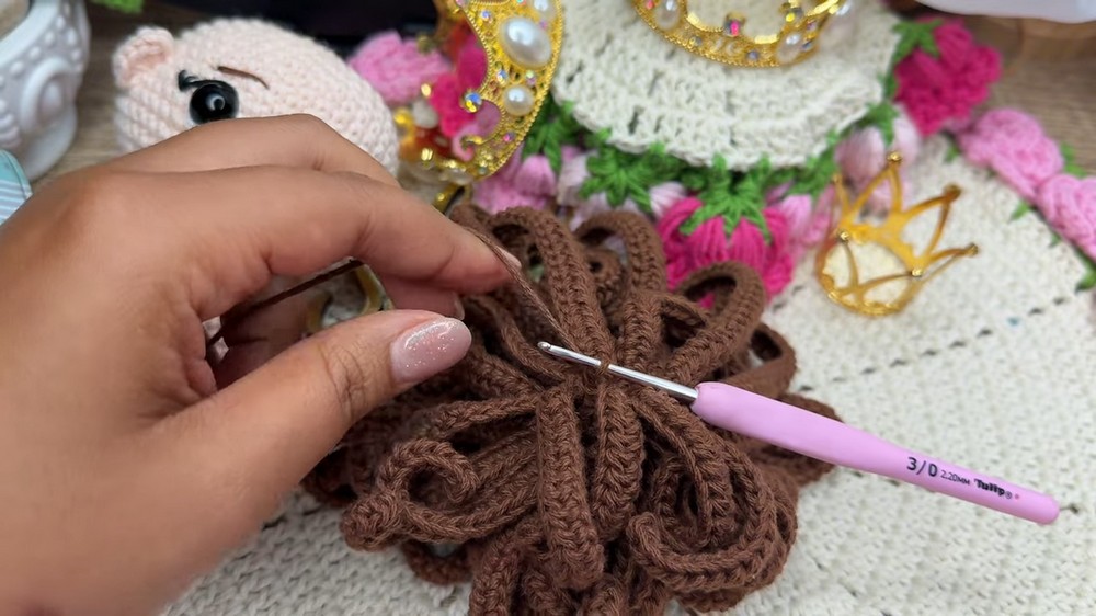 Crochet Princess Belle 🪡 Easy and beautiful step-by-step amigurumi 4
