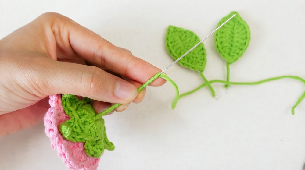Crochet ROSE POT Pattern (3)
