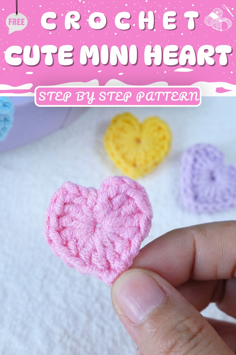 How to Crochet Mini Heart (8)