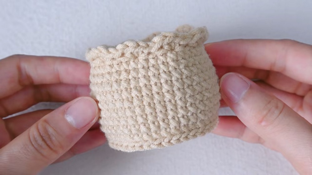 How to Crochet a Mini Daisy Pot (5)