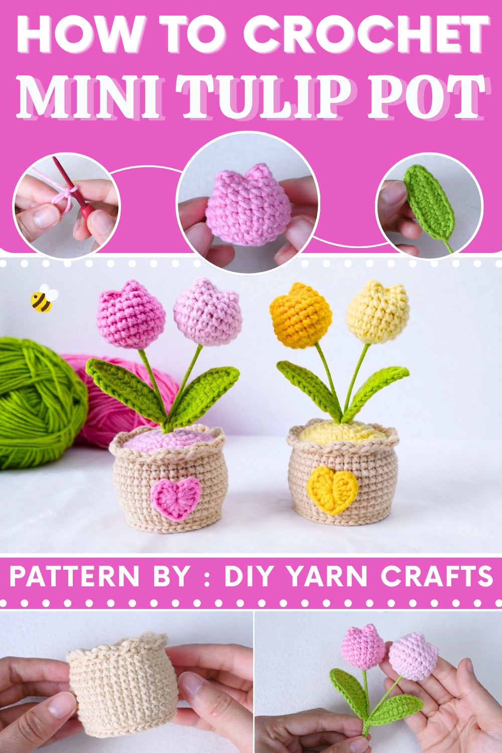 How to Crochet a Mini Tulip Pot (8)