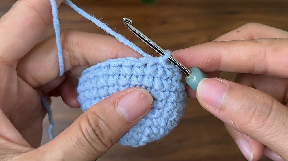 How to Crochet an Octopus Amigurumi keychain (2)