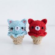 Kitty Ice Cream Amigurumi Crochet Tutorial 9